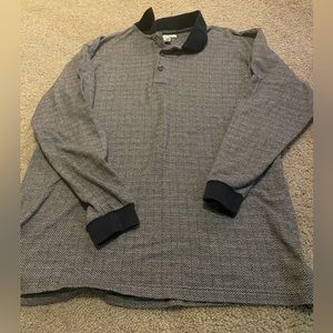 Vintage tribute brand long sleeve polo. Size large
